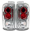 Ford Expedition  1997-2002 Chrome/Clear Euro Tail Lights