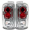 Ford Expedition  1997-2002 Chrome/Clear Euro Tail Lights