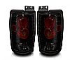 Ford Expedition  1997-2002 Black/Smoke Euro Tail Lights