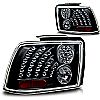 Ford Mustang  1999-2004 Black/Clear LED Tail Lights