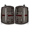 Jeep Grand Cherokee  1997-1998 Chrome / Smoke LED Tail Lights