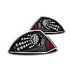 Mitsubishi Eclipse  2000-2005 Black / Clear LED Tail Lights