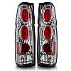 Nissan Nissan Pickup  1995-1997 Chrome / Clear Euro W/Halo Tail Lights