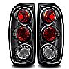 Nissan Frontier  1998-2004 Black / Clear Euro Tail Lights
