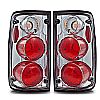 Toyota Toyota Pickup  1989-1995 Chrome / Clear Euro Tail Lights