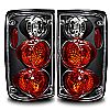 Toyota Toyota Pickup  1989-1995 Black / Clear Euro Tail Lights