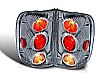 Toyota Tacoma  2001-2004 Carbon Fiber / Clear Euro Tail Lights