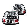 Volkswagen Golf  1999-2004 Chrome / Clear LED Tail Lights