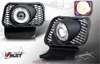 Chevrolet Silverado 2003-2006 Halo Projector Smoked Fog Lights