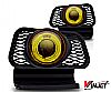 Chevrolet Avalanche  2002-2006 Yellow Halo Projector Fog Lights (w/O Body Cladding)