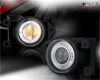 Ford Super Duty  1999-2004 Clear Halo Projector Fog Lights 