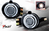 Dodge Ram  2002-2008 Clear Halo Projector Fog Lights 