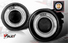 Dodge Dakota 2001- 2004 Halo Smoked Projector Fog Lights