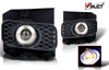 Ford F150 Xl/Xlt/Lariat 1999-2004 Smoke Halo Projector Fog Lights (excl Stx)