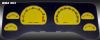 Jeep Wrangler 2001-2006  Yellow / Blue Night Performance Dash Gauges