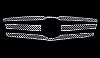 Mercedes Benz Glk350  2010-2011 Chrome Main Upper X Mesh Grille