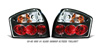 Audi A4 2002-2005 Black Euro Tail lights