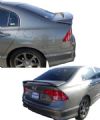 2006 Honda Civic 4DR   Factory Style Rear Spoiler - Painted