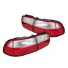 1995 Honda Civic  2/4DR Red Clear Euro Style Tail Lights