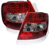 2000 Audi A4   Red Clear LED Tail Lights