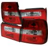 1992 Bmw 5 Series   Red Clear Euro Style Tail Lights