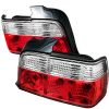1995 Bmw 3 Series  4DR Red Clear Euro Style Tail Lights