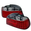 1996 Bmw 7 Series   Red Clear LED Tail Lights