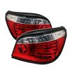 2006 Bmw 5 Series   Red Clear LED Tail Lights