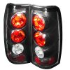 2003 Chevrolet Silverado   Black Euro Style Tail Lights