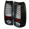 2003 Chevrolet Silverado   Black LED Tail Lights