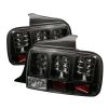 2008 Ford Mustang   Black LED Tail Lights