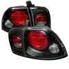 1997 Honda Accord   Black Euro Style Tail Lights