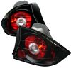 2001 Honda Civic  2DR Black Euro Style Tail Lights