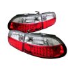1995 Honda Civic  3dr Red Clear LED Tail Lights