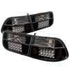 1998 Honda Civic  2dr Black LED Tail Lights