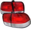 1998 Honda Civic  4DR Red Clear Euro Style Tail Lights