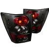 2005 Jeep Grand Cherokee   Black Euro Style Tail Lights