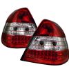 1995 Mercedes Benz C Class   Red Clear LED Tail Lights