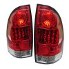 2006 Toyota Tacoma   Red Clear LED Tail Lights