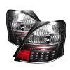 2006 Toyota Yaris  2dr Black LED Tail Lights