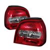 1997 Volkswagen Golf   Red Smoke Euro Style Tail Lights