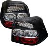 2004 Volkswagen Golf   Black LED Tail Lights