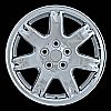 2002 Chrysler Sebring Coupe  17x6.5 Silver Factory Replacement Wheel