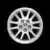 2004 Chrysler Sebring Coupe  16x6 Silver Factory Replacement Wheel