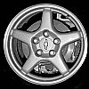 1995 Chevrolet Camaro  17x9 Chrome Factory Replacement Wheels