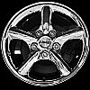 2004 Jeep Grand Cherokee  17x7 Chrome Factory Replacement Wheel