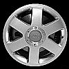 2002 Audi TT  17x7.5 Bright Silver Factory Replacement Wheels