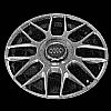 2001 Audi A6  17x7.5 Silver Factory Replacement Wheels