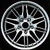 2003 Bmw 5 Series  18x8 Hyper Silver Factory Replacement Wheels