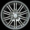 2002 Bmw 3 Series  18x8 Hyper Silver Factory Replacement Wheels
